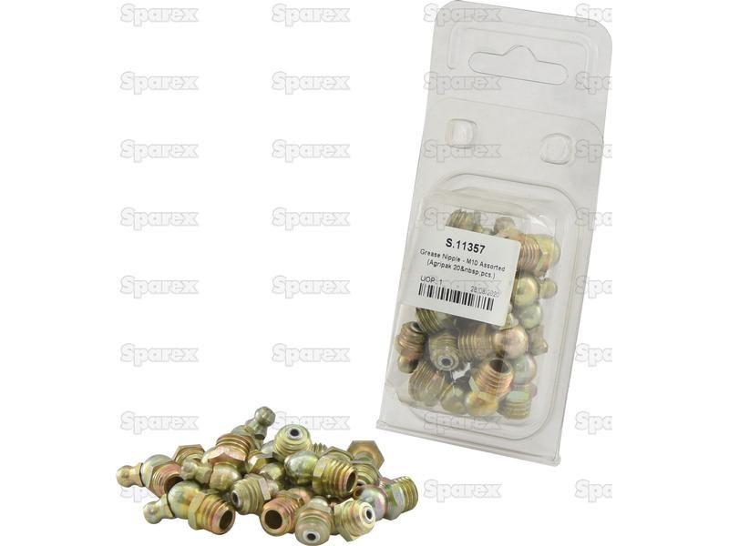 Grease Nipple - M10 Assorted (Agripak 20 pcs.)