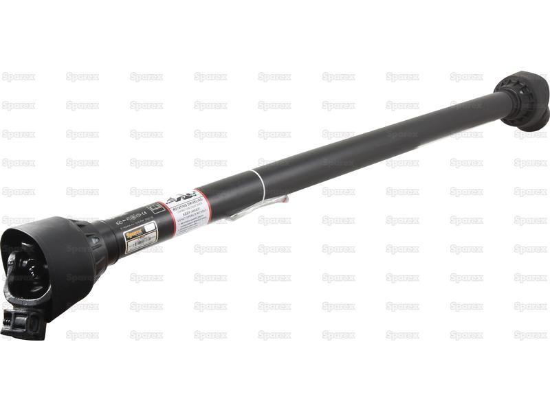 PTO Shaft - (Lz) Length: 1510mm, 1 3/8'' x 6 Spline Q.R. to 1 3/8'' x 6 Spline Overunning Clutch