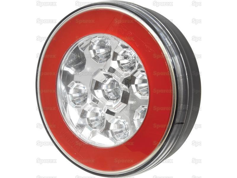 LED Rear Combination Light, Function: 2, Tail / Fog, RH & LH, 12-36V