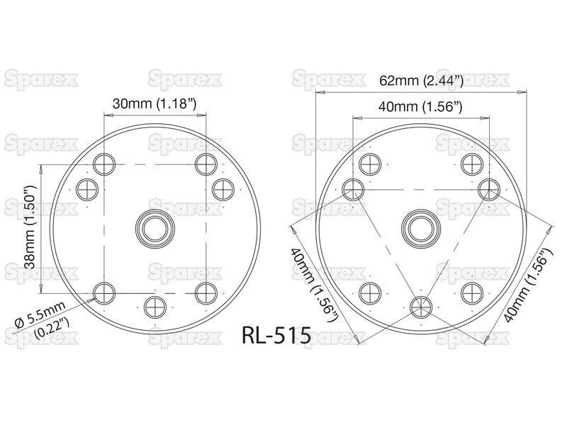 ROKK mini - AMPS & 3 point Top Plate