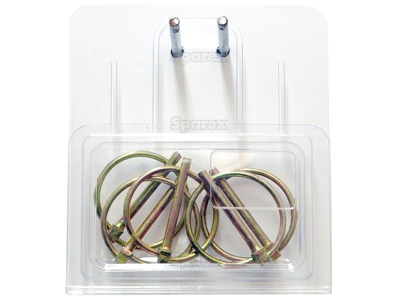 Round Linch Pin, Pin Ø4.5mm x 43mm (5 pcs. Agripak)