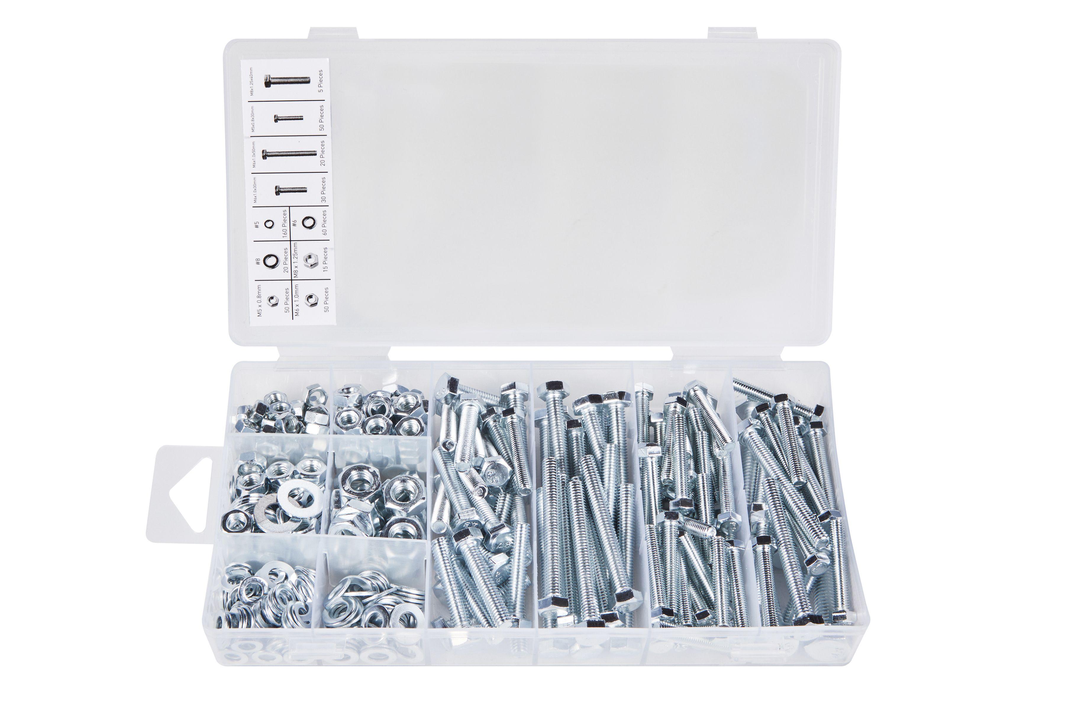 Blue Spot Tools 460 PCE Assorted Nut, Washer And Bolt Set
