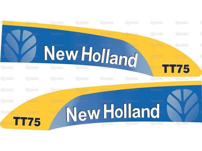Decal Set - Ford / New Holland TT75 for Ford New Holland