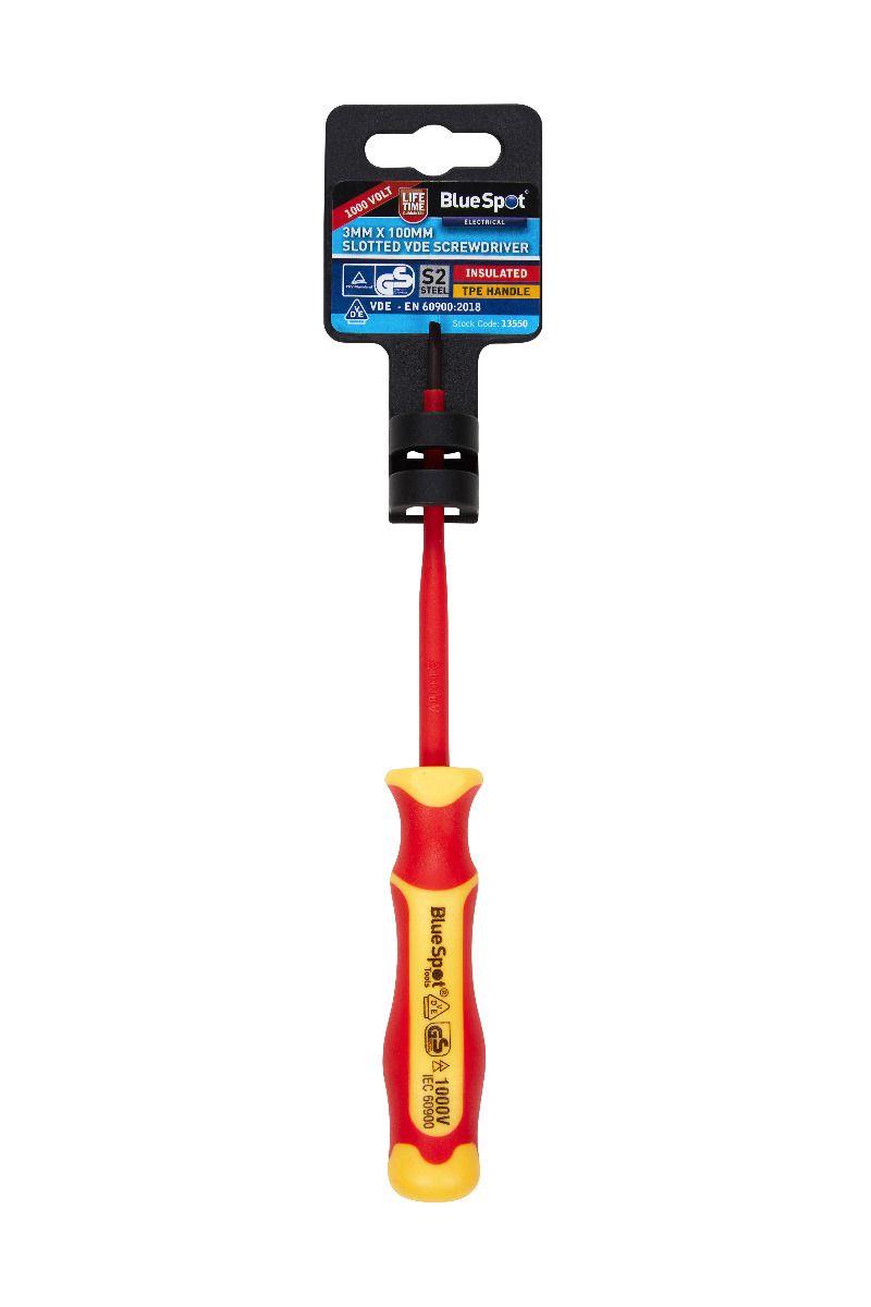 Blue Spot Tools 3 X 100mm VDE Screwdriver