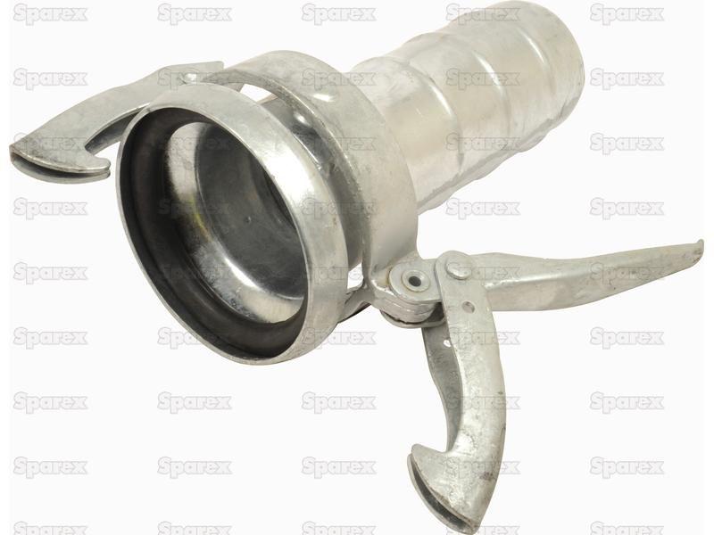Coupling with hose end - Female 8'' (216mm) x8'' (200mm) (Galvanised)