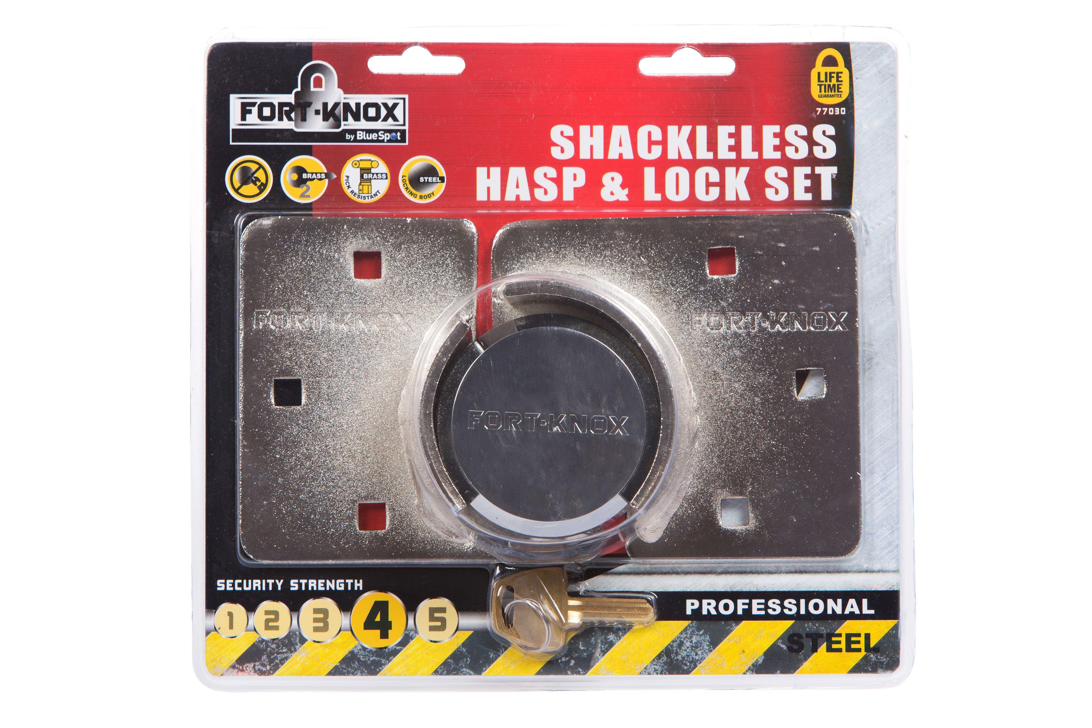 Blue Spot Tools Shackleless Hasp & Lock Set