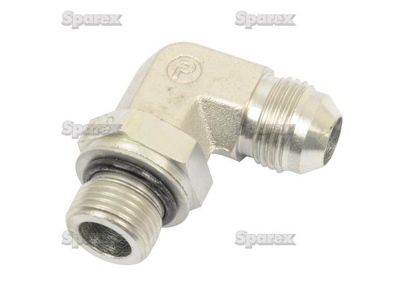 Hydraulic Adaptor M18 male - 3/4''JIC 90compact male for Massey Ferguson 390E BRAZILIAN