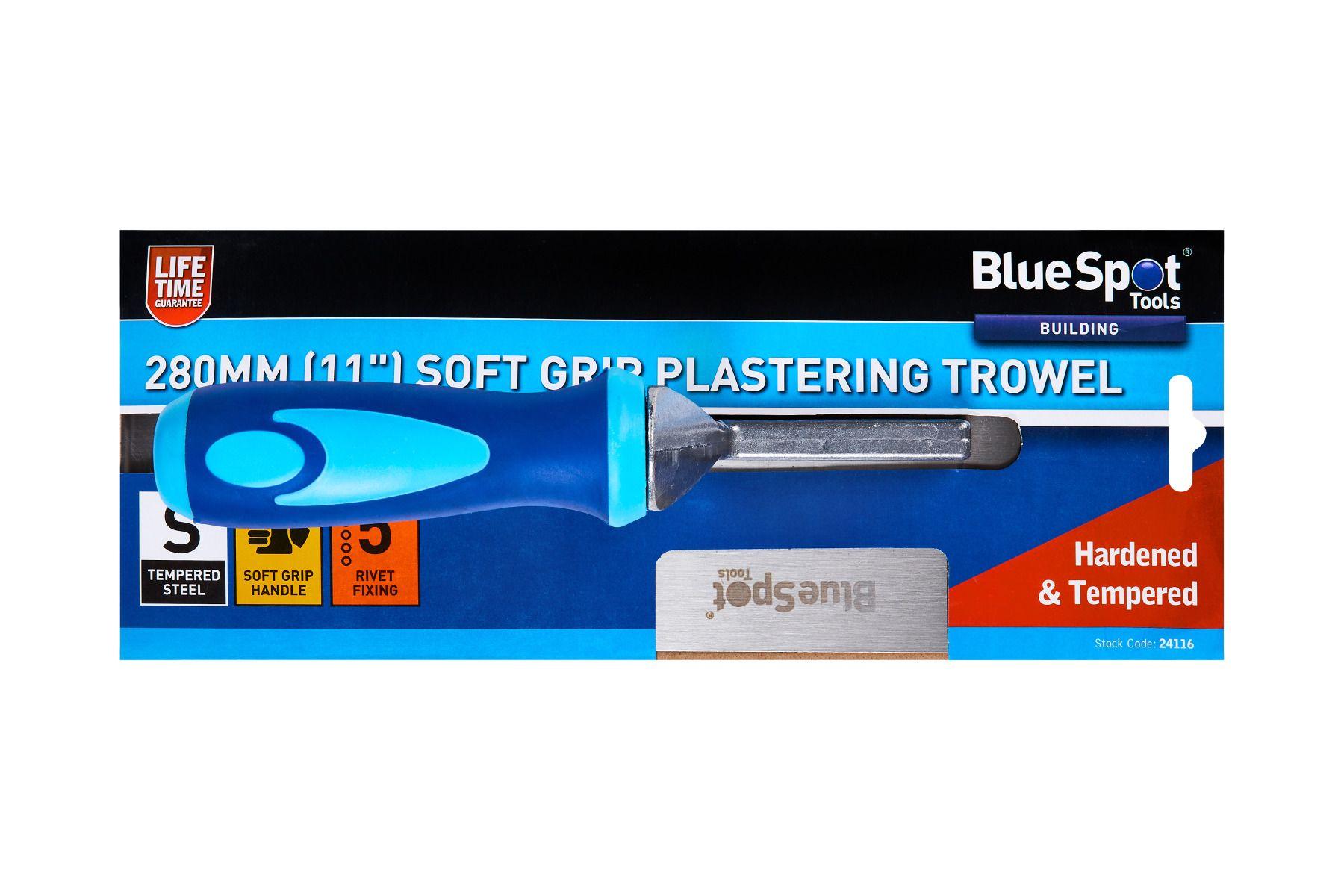 Blue Spot Tools 280mm (11") Soft Grip Plastering Trowel