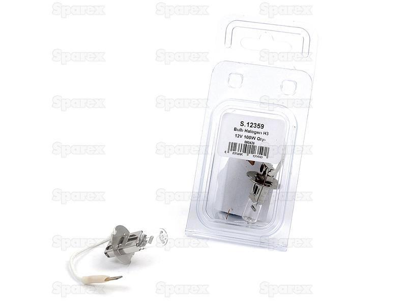 Halogen Plough Bulb, 12V, 100W, PK22s Base Lucas, OSRAM