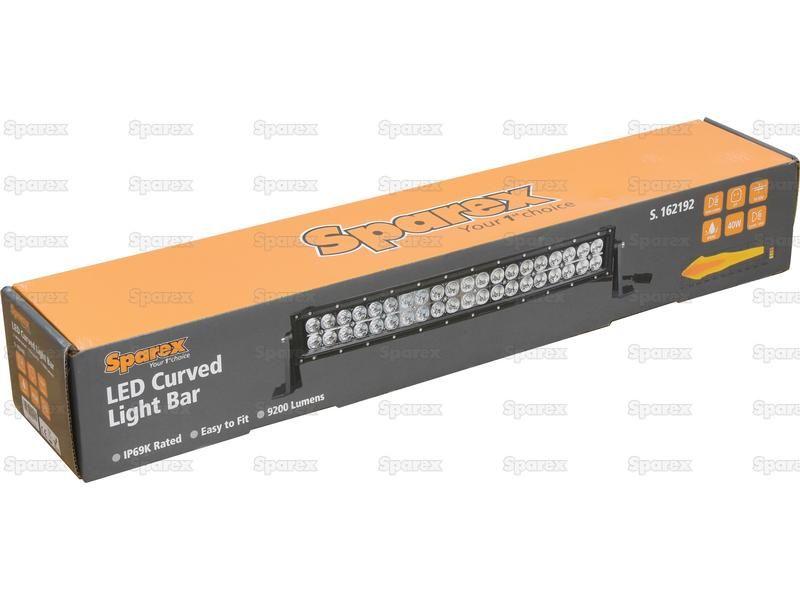 LED Curved Work Light Bar, 630mm, 9200 Lumens, 10-30V