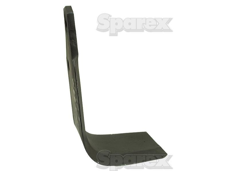 Rotavator Blade Square RH 90x10mm Height: 223mm. Hole centres: 68mm. Hole Ø: 16.5mm. Replacement for Maschio for Maschio G