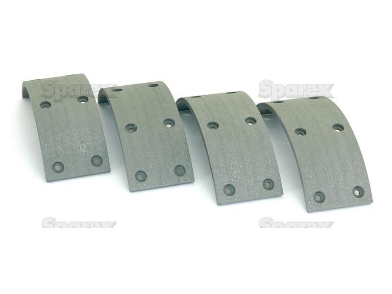 Brake Lining Kit Shoe, Length: 174mm. for Fendt, JCB