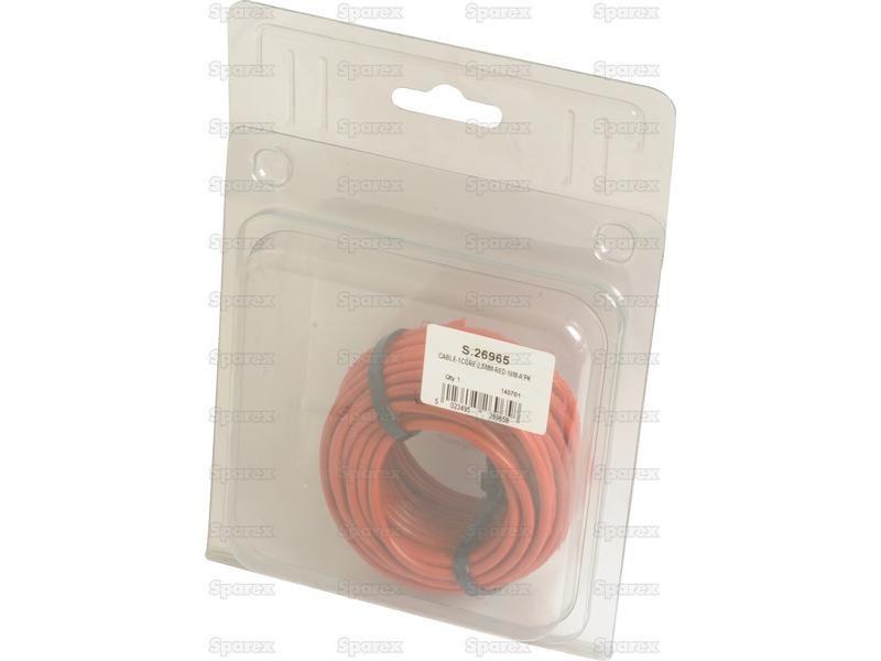 Electrical Cable - 1 Core, 2.5mm°² Cable, Red (Length: 10M), (Agripak)