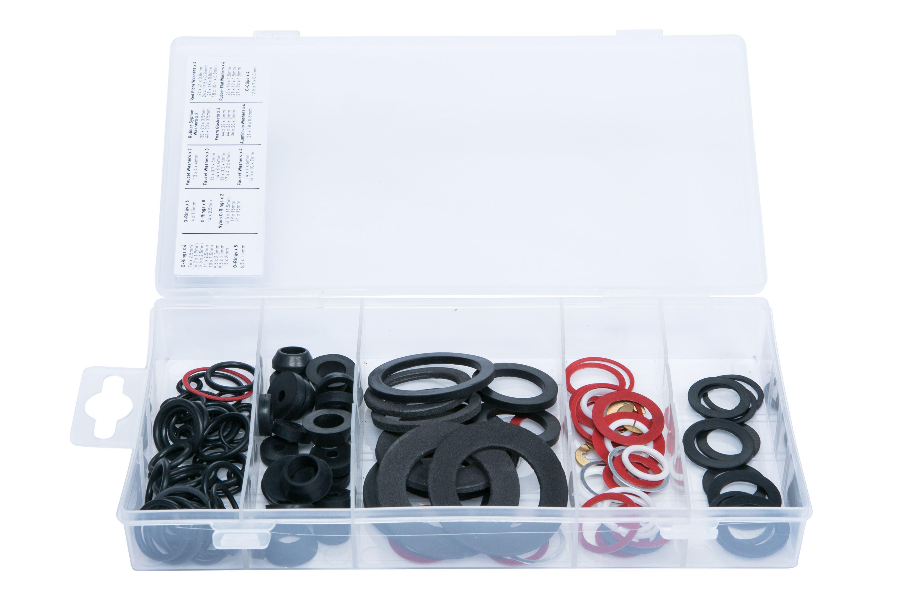 Blue Spot Tools 125 PCE Assorted Tap Reseater Washer Set