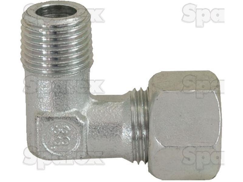Hydraulic Metal Pipe Angled Stud Coupling G.E.V. 12L - 1/2''BSP 90 compact PARKER HANNIFIN (WE12LR1/2CF)