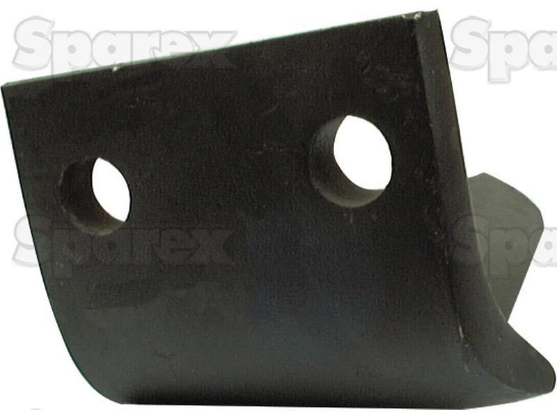 Power Harrow Blade 100x15x300mm LH. Hole centres: 60mm. Hole Ø 16.5mm. Replacement forBreviglieri. for Maschio
