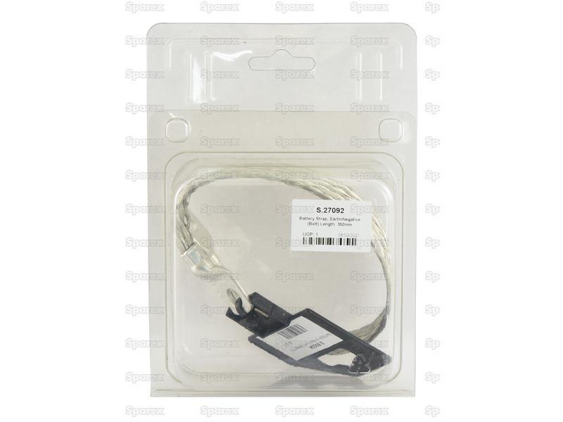 Battery Strap, Earth/Negative (Bolt) Length: 350mm