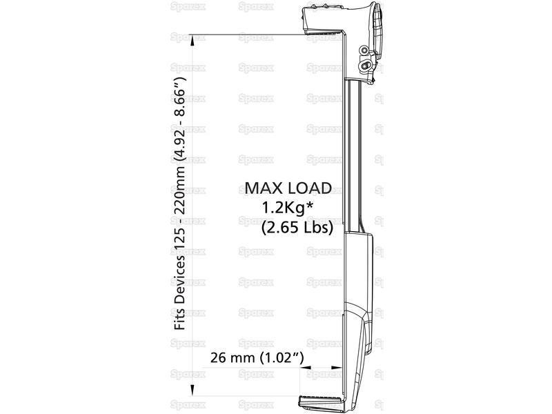 ROKK™ Mini Universal Tablet Clamp ROKK mini.-Scanstrut (RL-508)