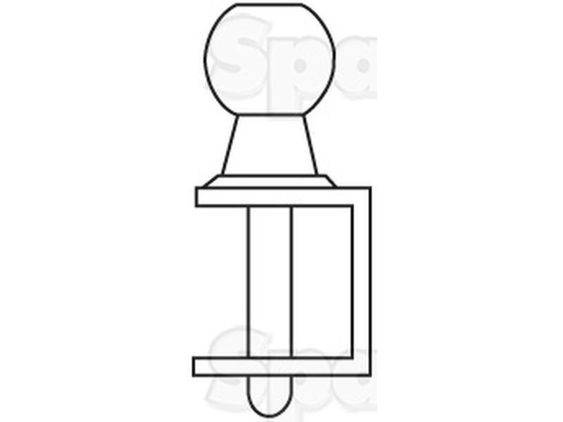 Double Duty Ball Hitch 50mm (Orange)