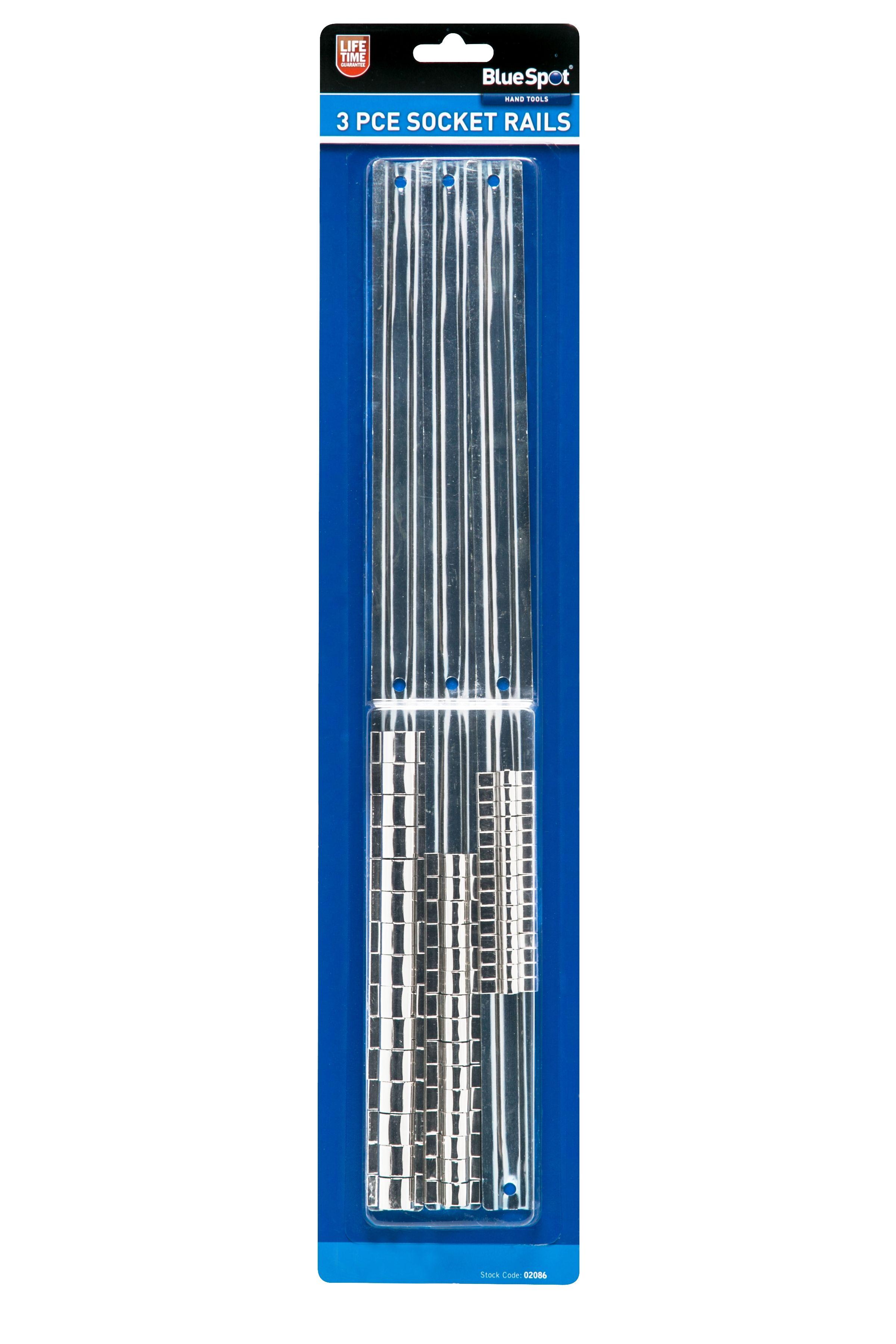 Blue Spot Tools 3 PCE Socket Rails