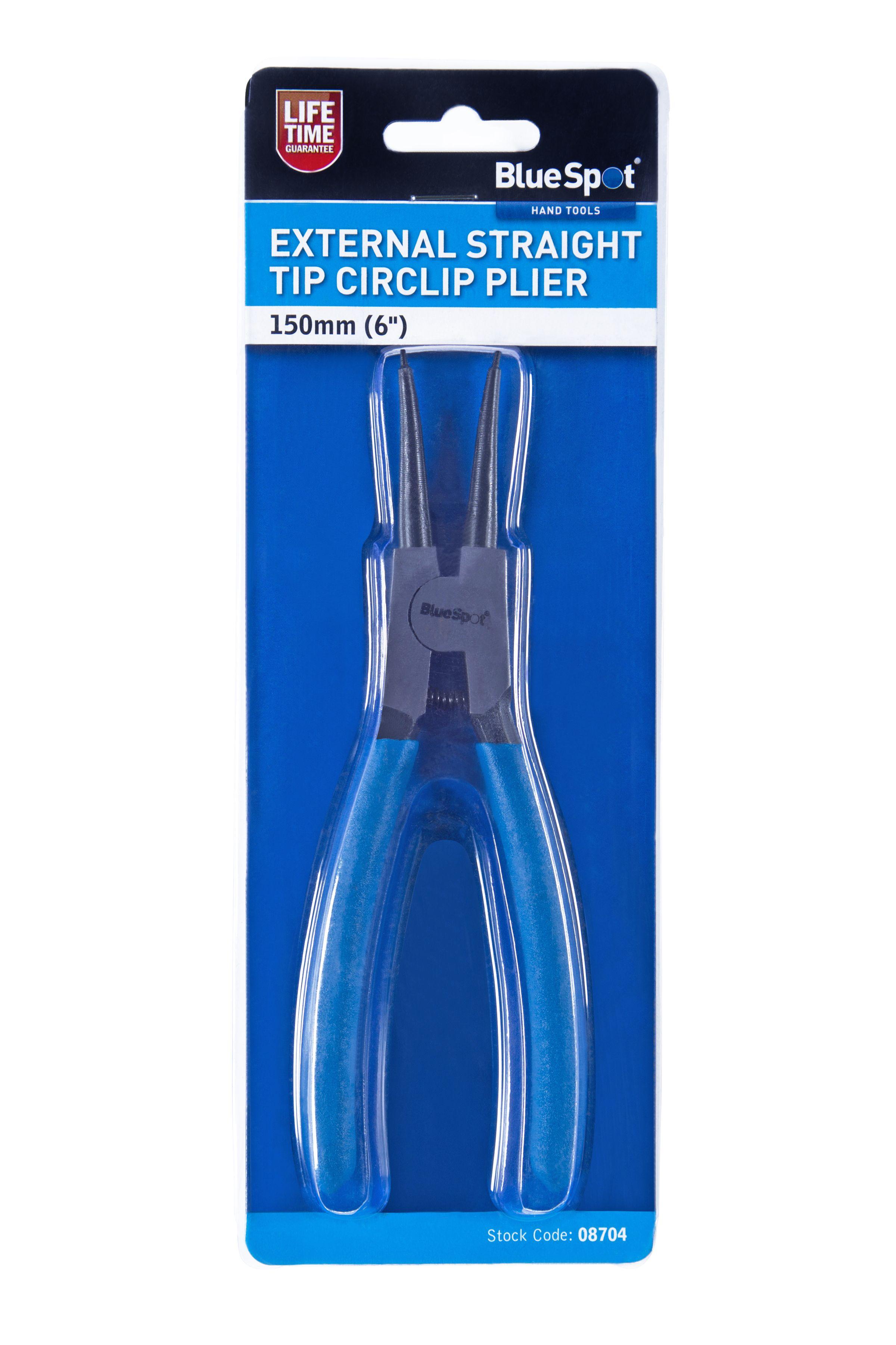 Blue Spot Tools 150mm (6") External Straight Tip Circlip Plier