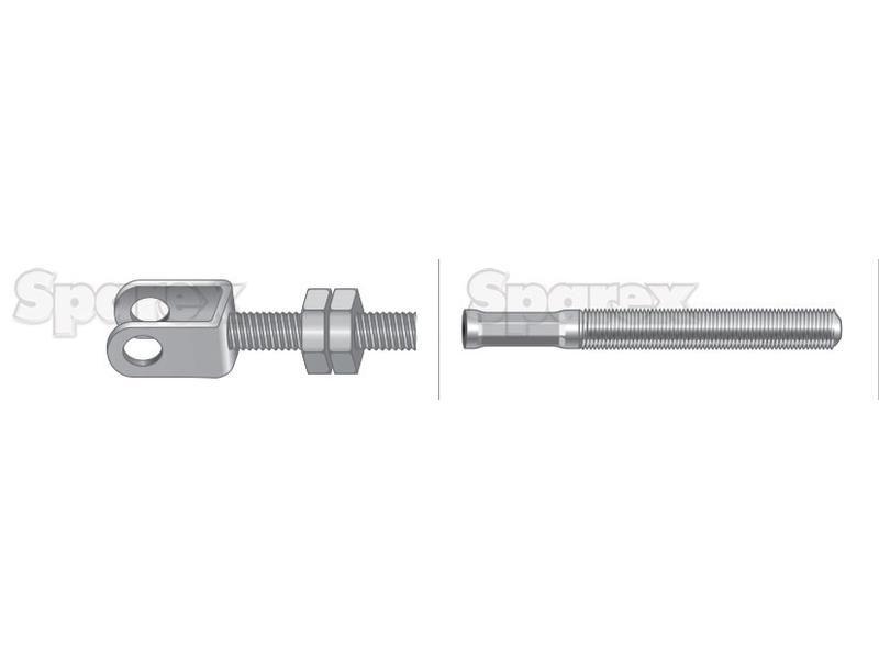 Engine Stop Cable - Length: 1430mm, Outer cable length: 1306mm. for David Brown 770 (700 Series)