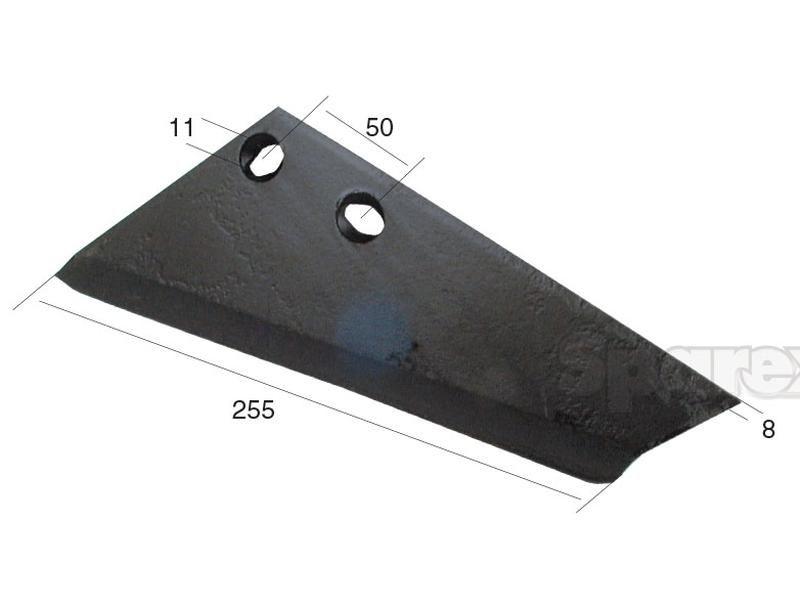 Wing 290x8mm LH for Rau POLYMAG