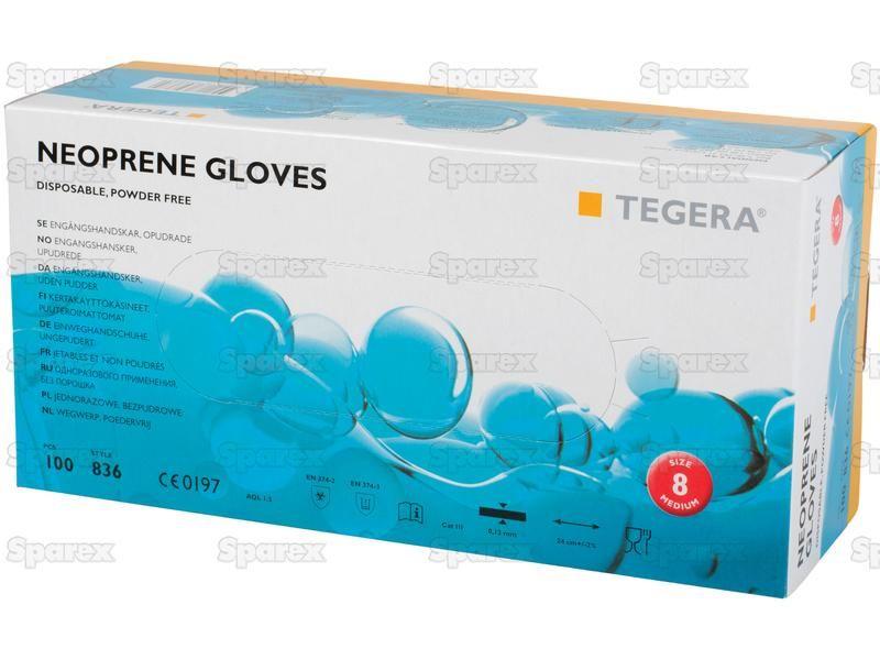 Ejendals TEGERA 836 Gloves - 8/M (Quantity Per Box: 100 pcs.)