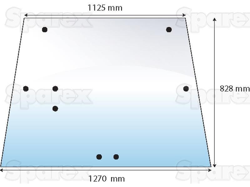 Rear Window for John Deere 3050 (50 Series)