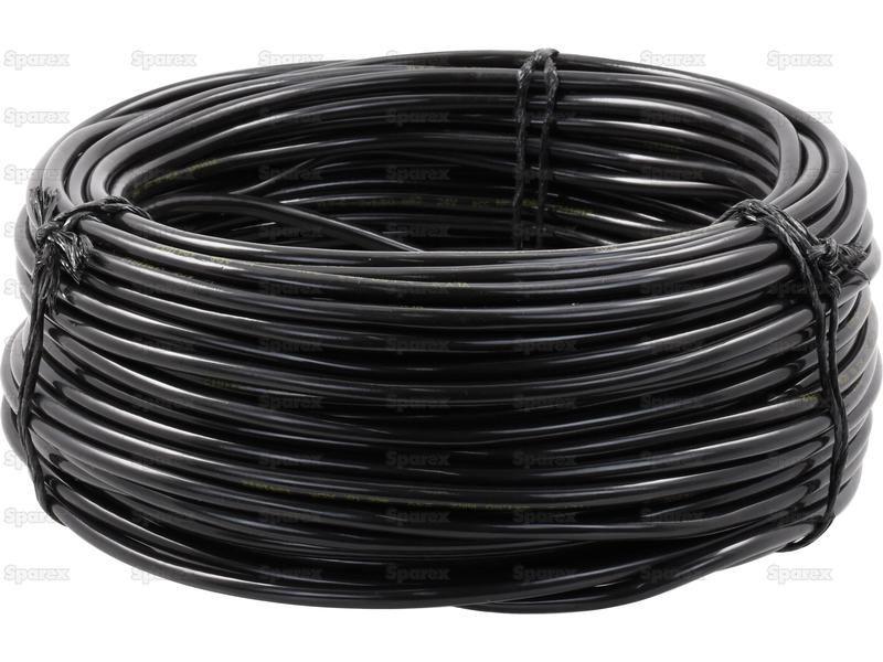 Electrical Cable - 2 Core, 1.5mm°² Cable, Black (Length: 50M), ()