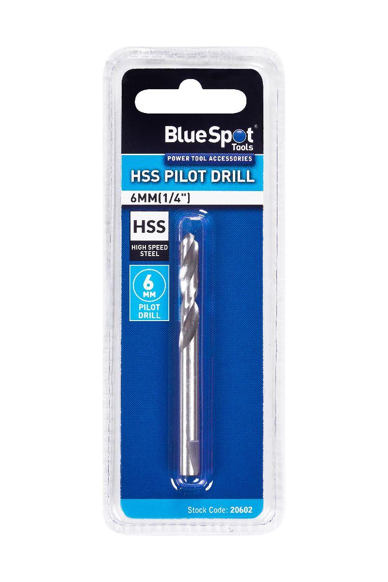 Blue Spot Tools 6MM (1/4") HSS Pilot Drill