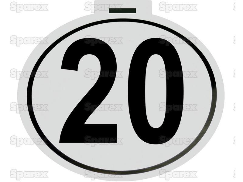 Speed Limit Sign 20KM/H
