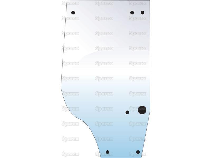 Door Glass LH for Case IH
