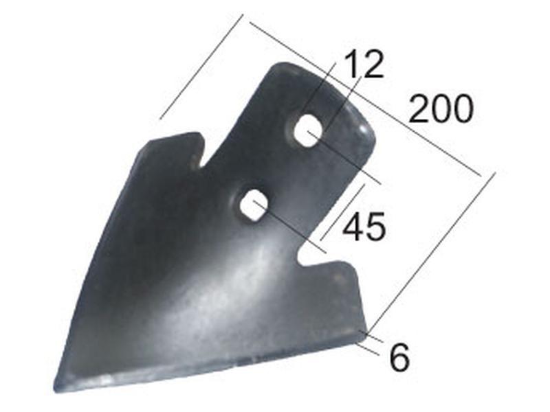 Sweep 200x6mm - Hole centres 45mm for Universal
