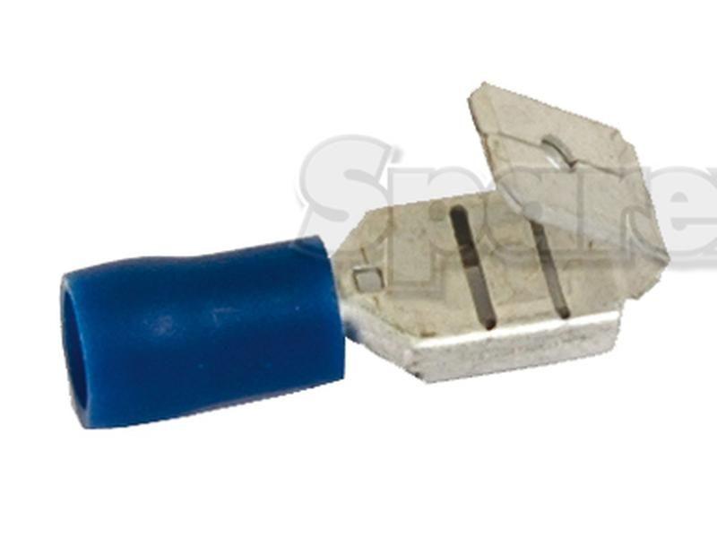 Pre Insulated Spade Terminal, Standard Grip - Male / Female, 6.3mm, Blue (1.5 - 2.5mm)