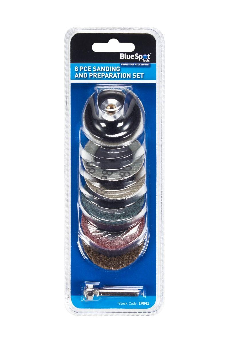 Blue Spot Tools 8 PCE Sanding And Preparation Set