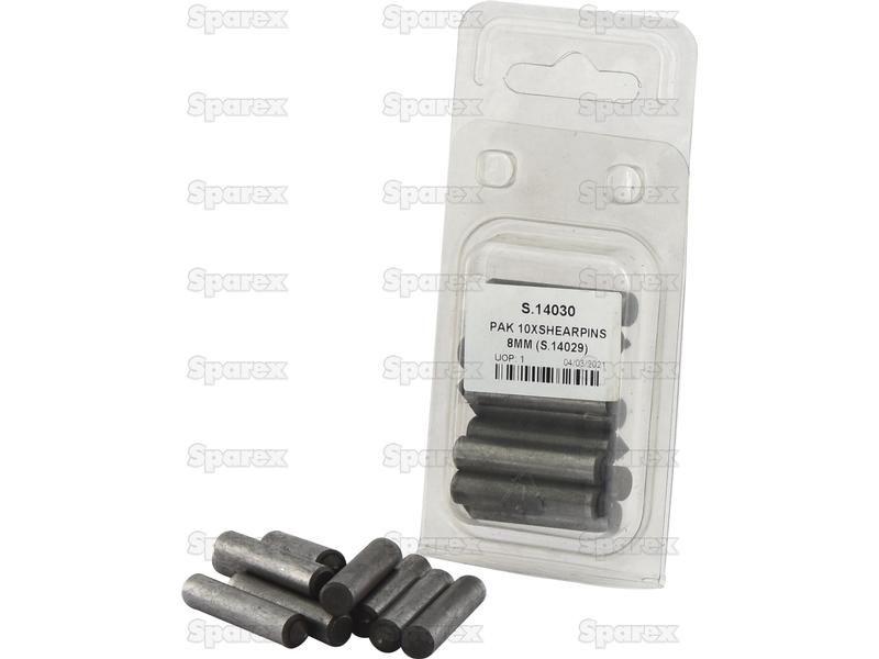 PAK 10XSHEARPINS 8MM (S.14029) for Lely LELYMATIC