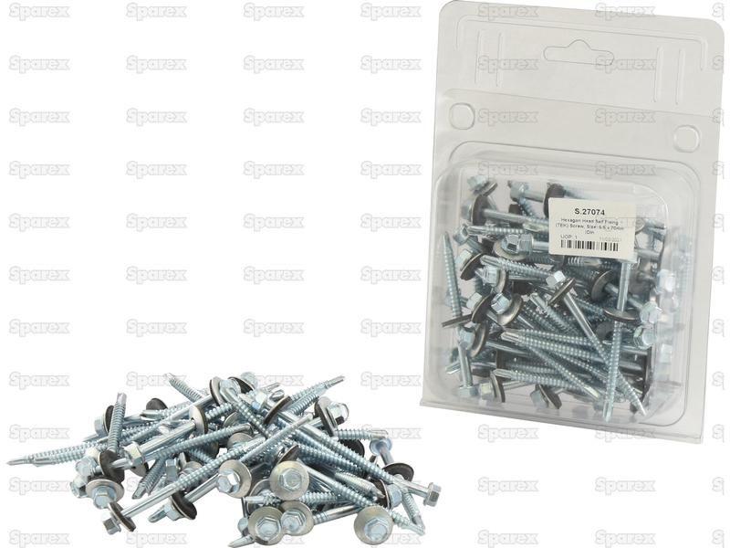 Hexagon Head Self Fixing (TEK) Screw, Size: 5.5 x 70mm (Din 7504K)