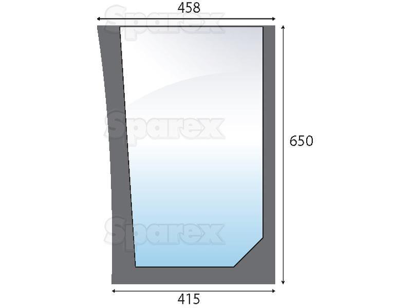 Lower Front Glass LH for McCormick CX110
