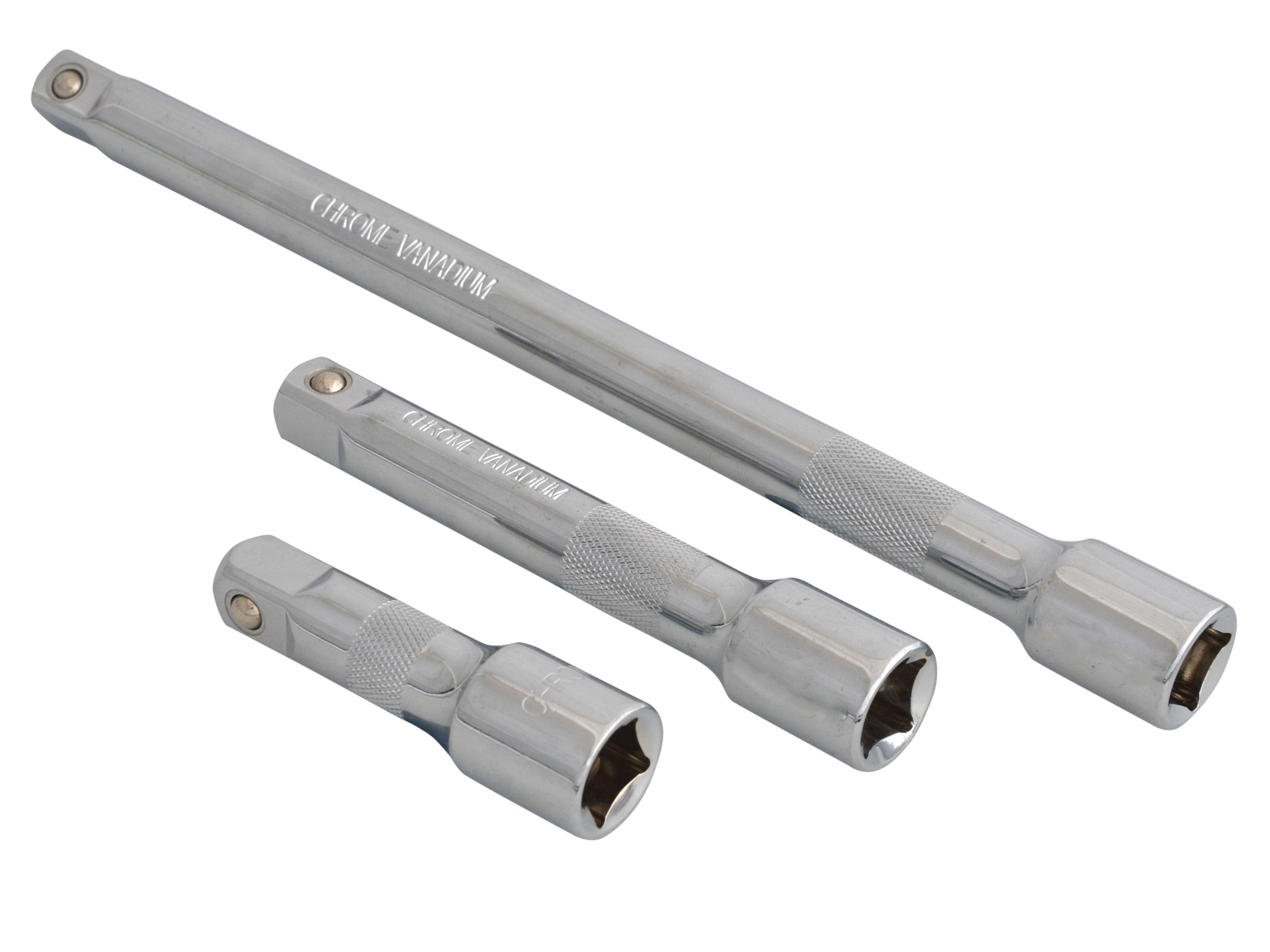 Blue Spot Tools 3 PCE 1/2" Chrome Vanadium Extension Bar Set