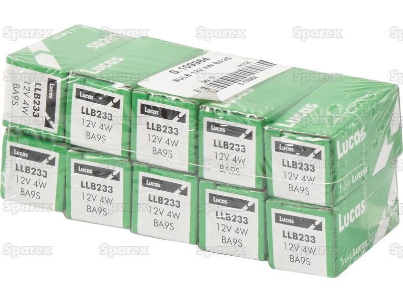 Halogen Side | Indicator Bulb, 12V, 4W, BA9s Base Case IH, John Deere, Lucas, OSRAM, Phillips