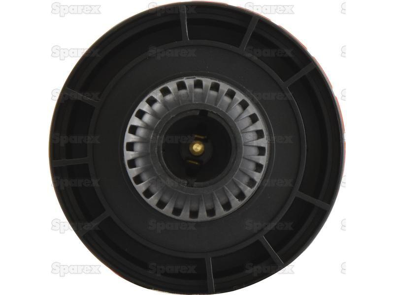 LED Rotating Beacon (Amber), Interference: Class 3, Flexible Pin, 12/24V