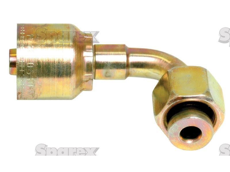 Parker ORFS Hose Insert 3/4'' x 1 3/16'' x 12'' Female 90° Swept Swivel (Long) PARKER HANNIFIN (1J548-12-12)