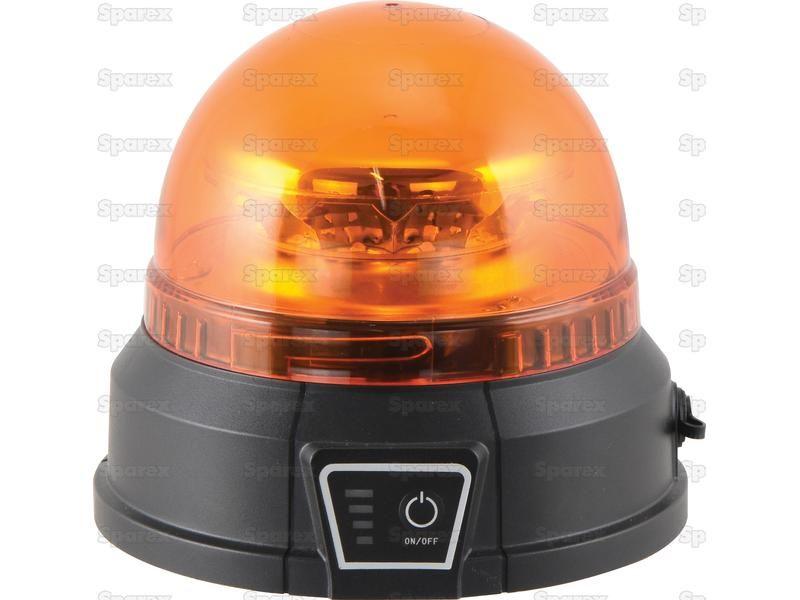 LED Rechargeable Beacon (Amber), Interference: Class 5, Magnetic, 12-24V