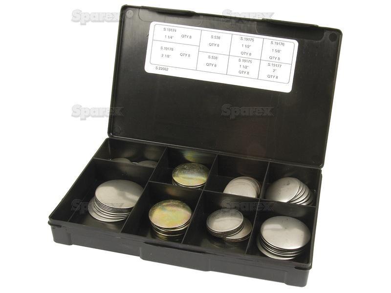 Core Plugs, 1 1/4 - 2 1/8'', 64 pcs. Handipak