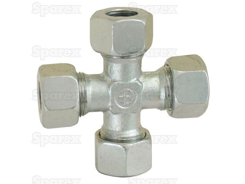 Hydraulic Metal Pipe Cross Coupling K.V. 10L PARKER HANNIFIN (K10LCF)