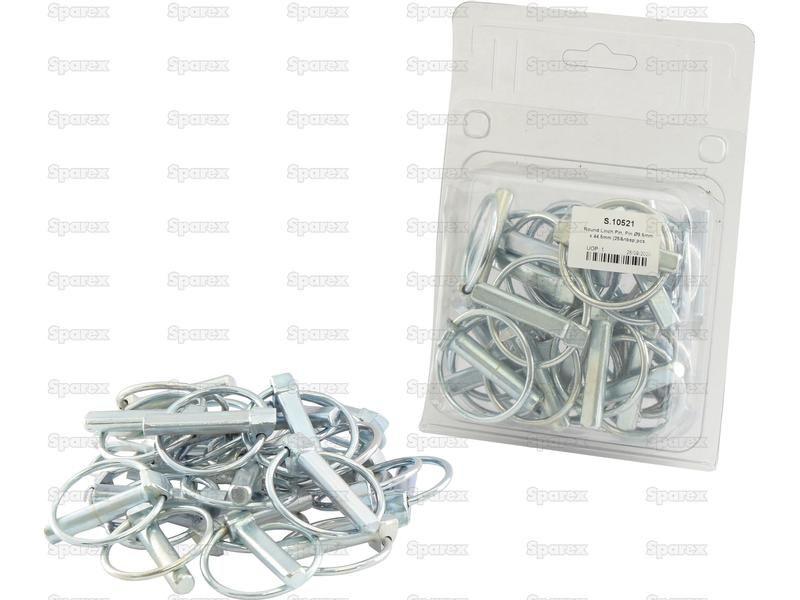 Round Linch Pin, Pin Ø9.5mm x 44.5mm (25 pcs. )