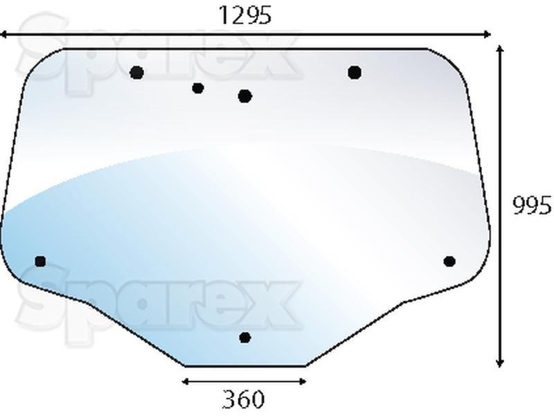 Rear Window for Steyr 6230CVT