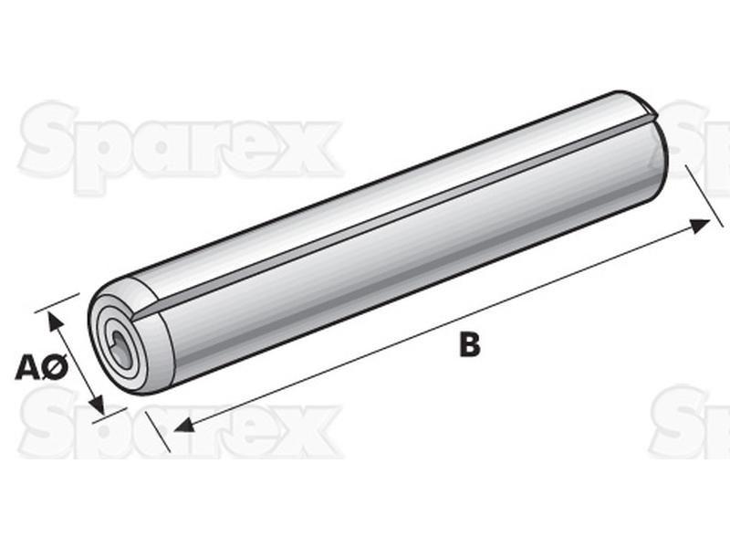 Imperial Spirol Pin - Pin Ø 1/8'' x 1''