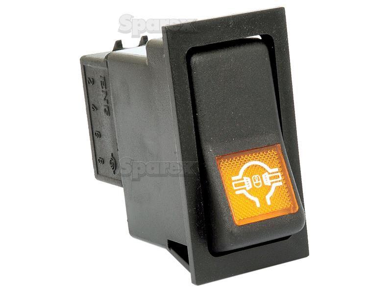 Rocker Switch - Diff. Lock, 3 Position (Off/1/(2)) for Ford New Holland 8340 (40 Series)